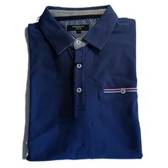 POLO PIQUET BLEU FONCE