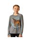 TEE-SHIRT ENFANT CHAMPION PONY GRIS