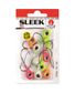 TETE PLOMBEE SLEEK JIG GLOW X10