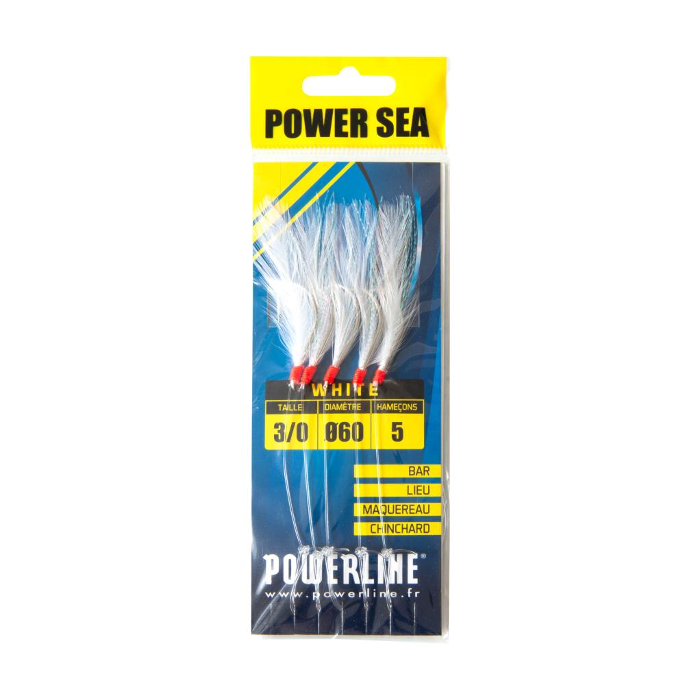 BAS DE LIGNE POWER SEA WHITE