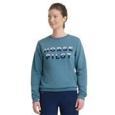 SWEATSHIRT TEAM FEMME BLEU