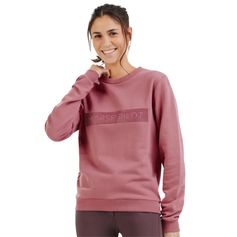 SWEATSHIRT TEAM FEMME ROSE
