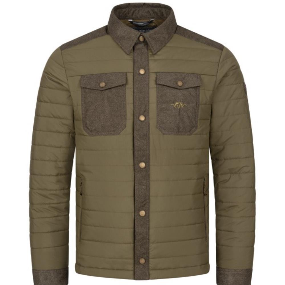 VESTE MATELASSEE RON OLIVE FONCE