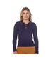 POLO FEMME POPI MANCHE LONGUE MARIN