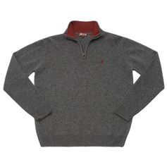 PULL ZIPPE LAMBSWOOL ANTHRACITE