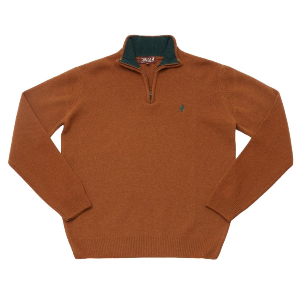 PULL ZIPPE LAMBSWOOL CAMEL