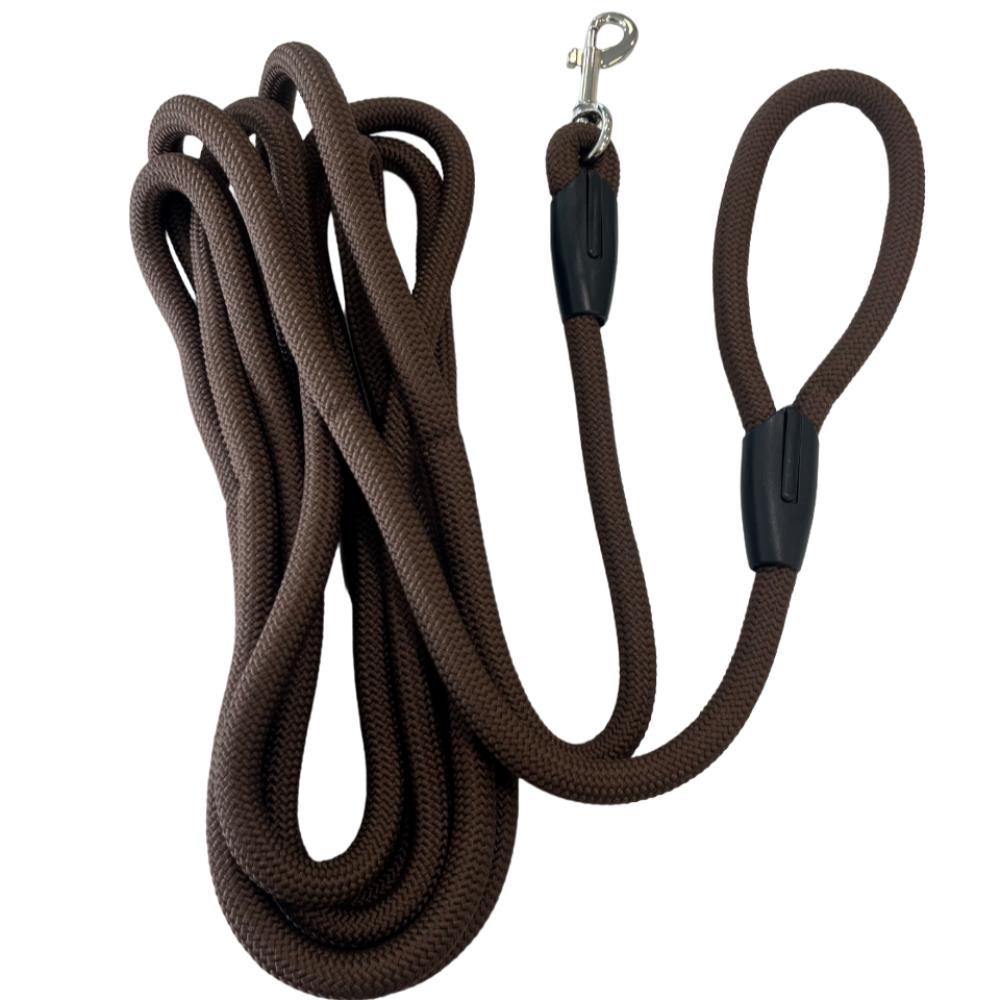 LAISSE NYLON RONDE MARRON