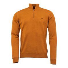 PULL ZIPPE NORFOLK MUSTARD