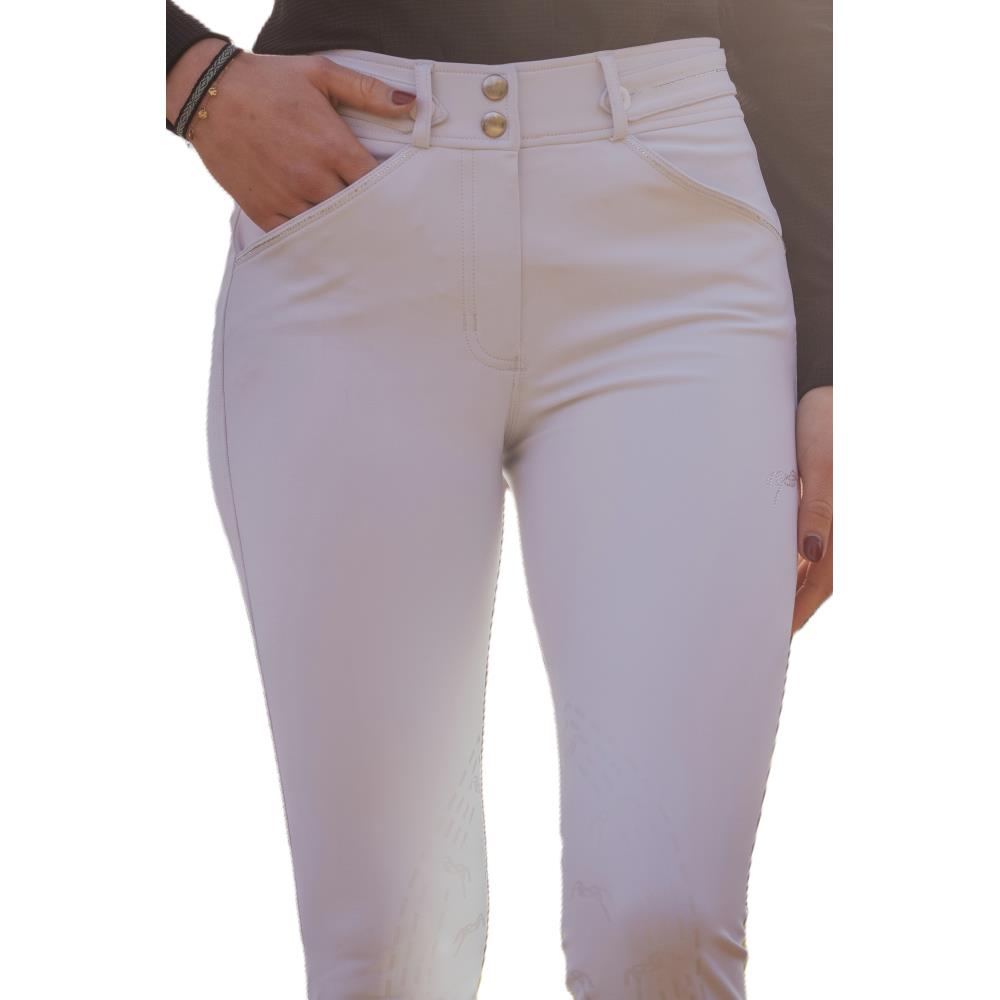 PANTALON FEMME ELEGANCE BLANC