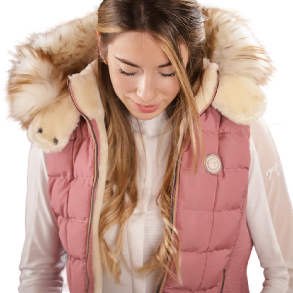 GILET FEMME NEW ROGE VIEUX ROSE