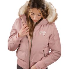 BLOUSON STEP ROSE POUDRE