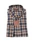 CHEMISE FLANNELLE BORDEAUX MARINE