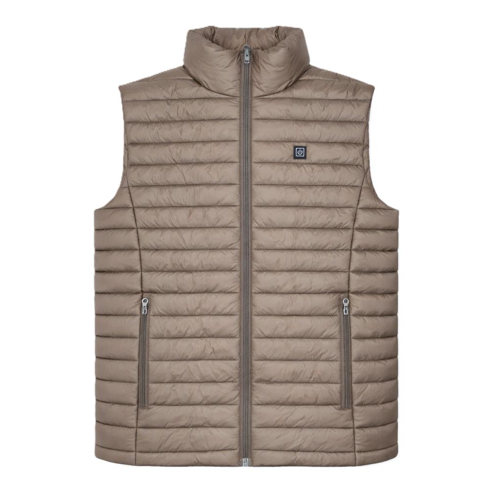 GILET CHAUFFANT MARRON NEW