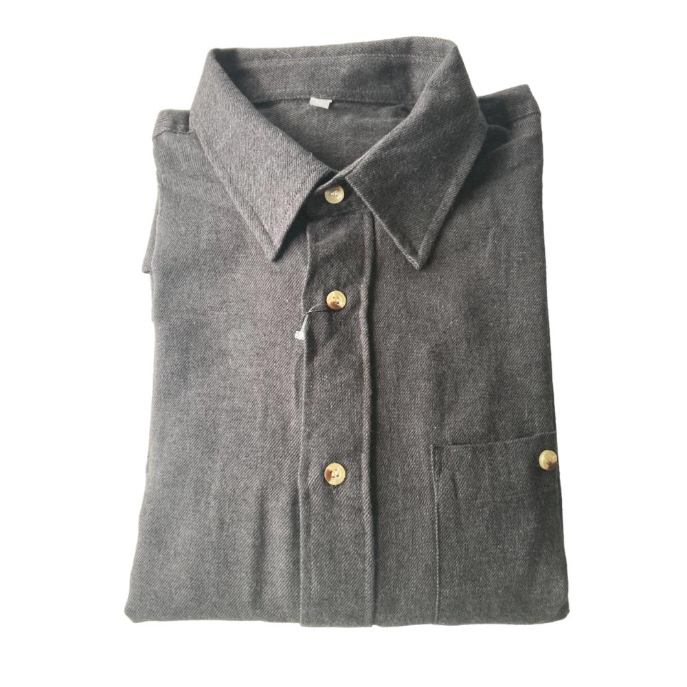 CHEMISE GLAO UNIE ANTHRACITE