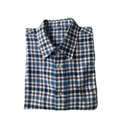 CHEMISE GLAO CARREAUX BLEU ECOSSAIS