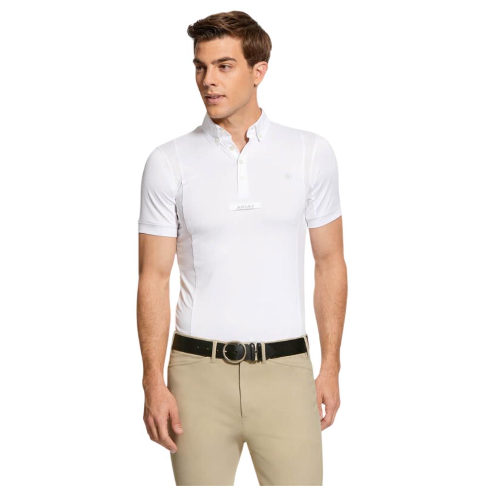 POLO DE CONCOURS TEK HOMME BLANC