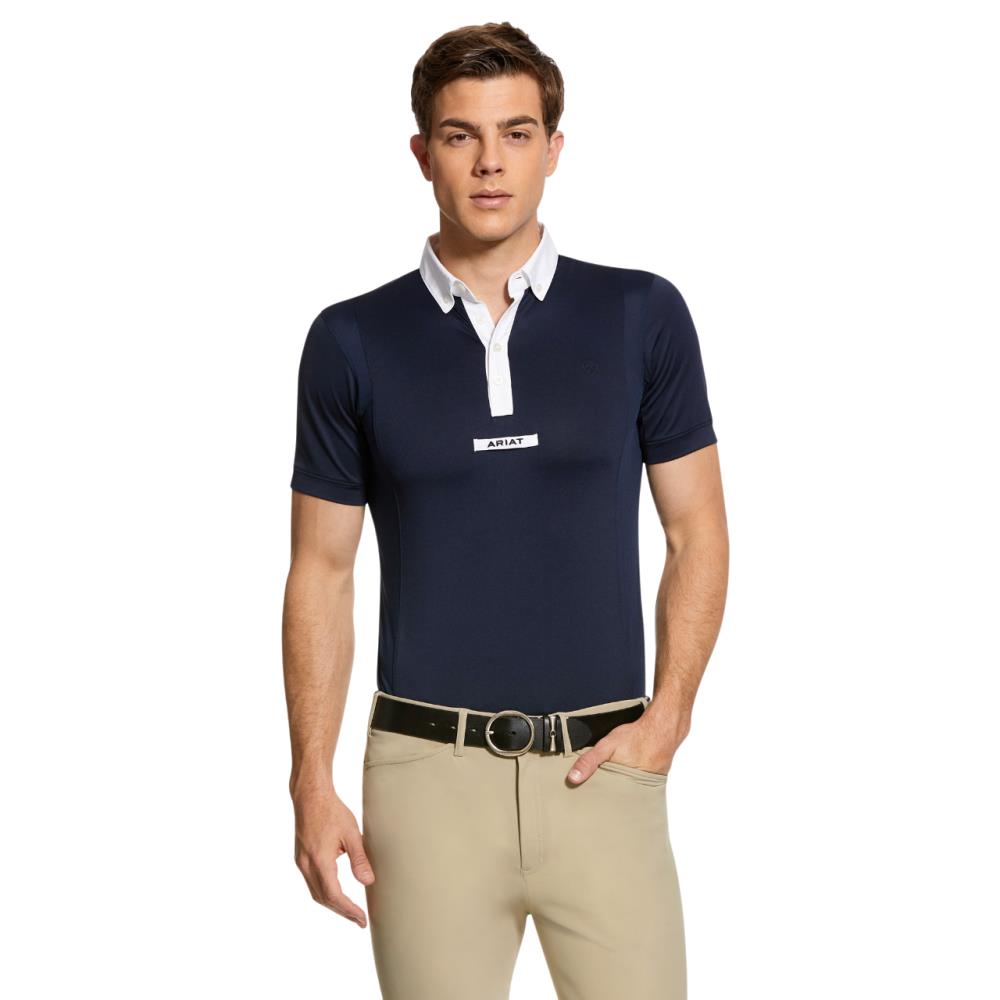 POLO DE CONCOURS TEK HOMME MARINE