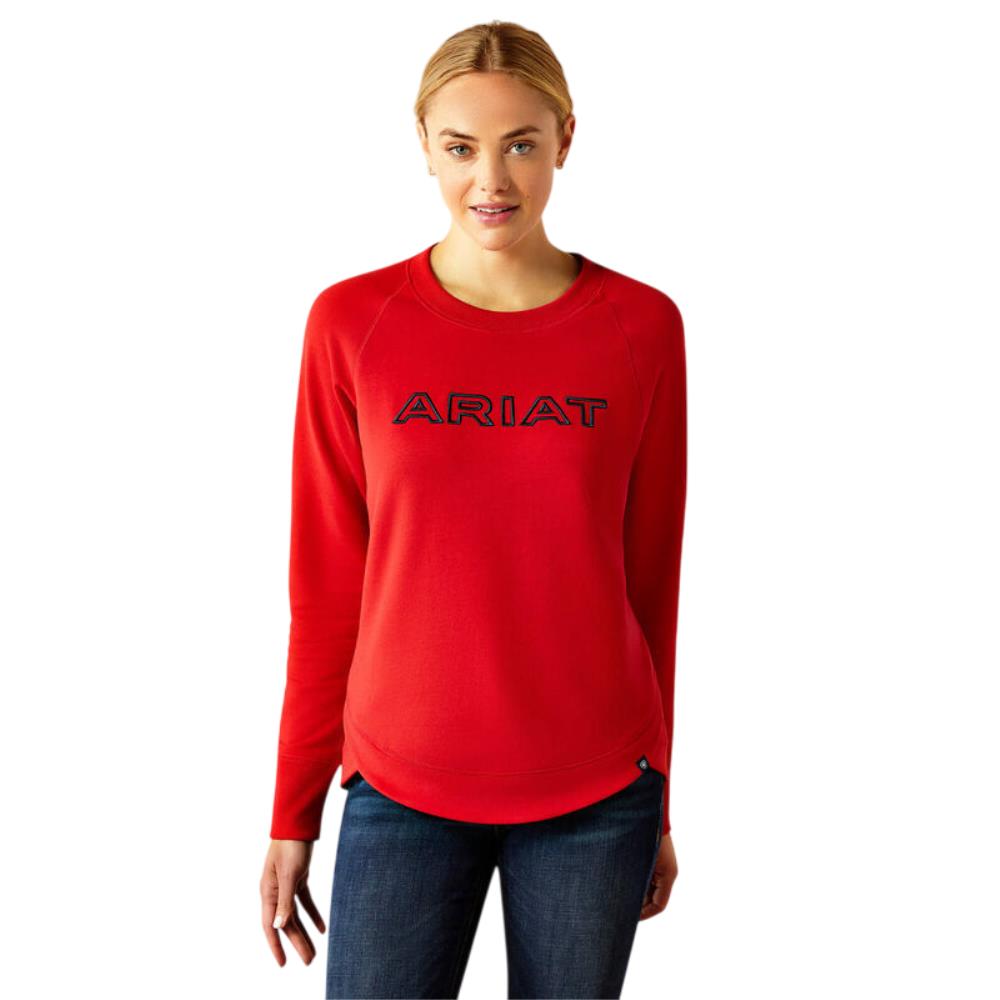 SWEAT BENICIA FEMME ROUGE