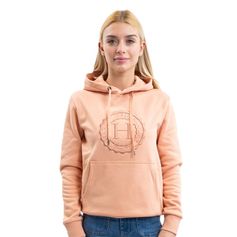 SWEAT A CAPUCHE FEMME SAMY ABRICOT