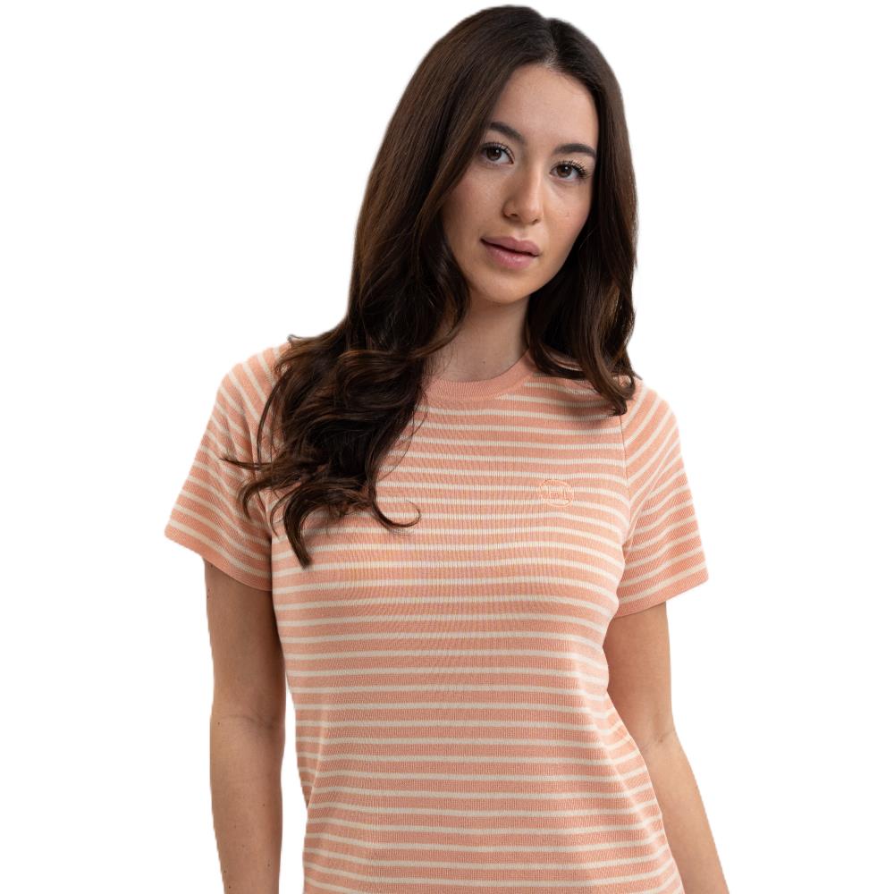 TEE-SHIRT FEMME TZIMI LIN/ABRICOT