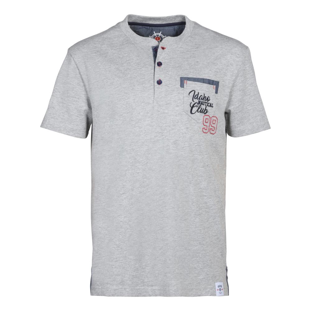 TEE SHIRT NAUTICAL CLUB GRIS CHINE