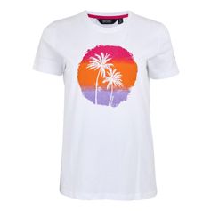 TEE SHIRT FEMME FILANDRA WHITE PALM
