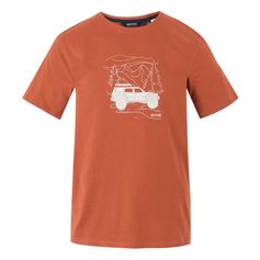 TEE SHIRT CLINE JEEP BRIQUE