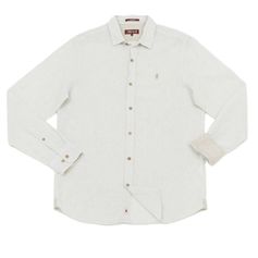 CHEMISE RAYURE LIN BEIGE