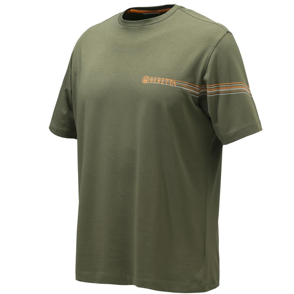 TEE SHIRT LINES GREEN STONE