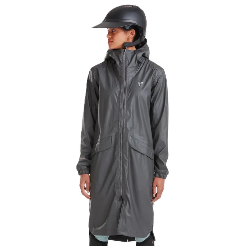 VESTE LONGUE IMPERMEABLE FEMME GRIS
