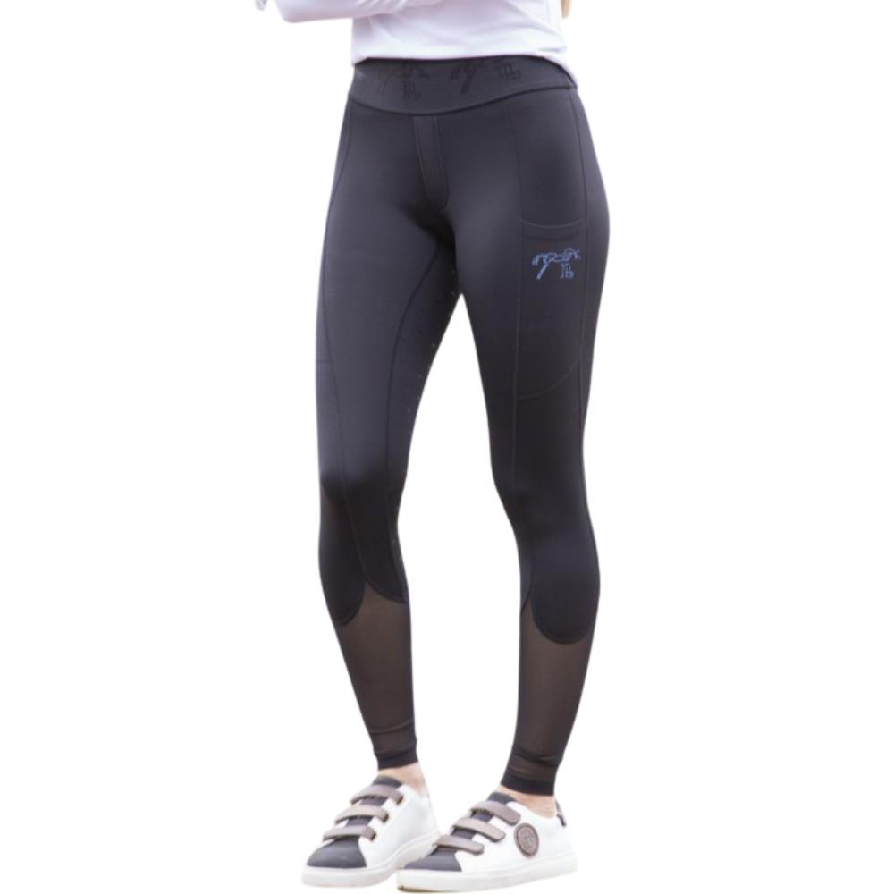 PANTALON FEMME PULL ON DELPHE NOIR