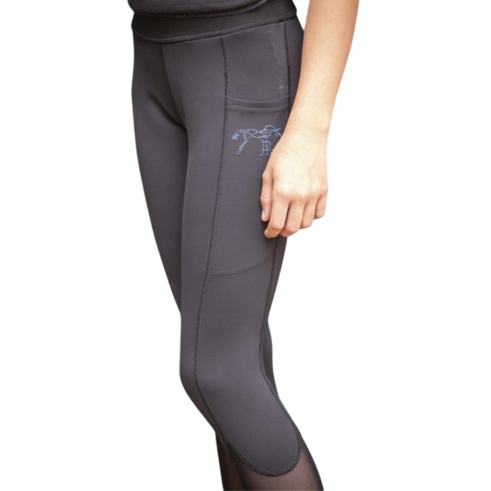 PANTALON ENFANT PULL ON DELPHE NOIR