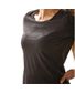 TEE-SHIRT FEMME ICONIC STRASS NOIR