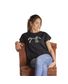 TEE-SHIRT FEMME FUNKY NOIR