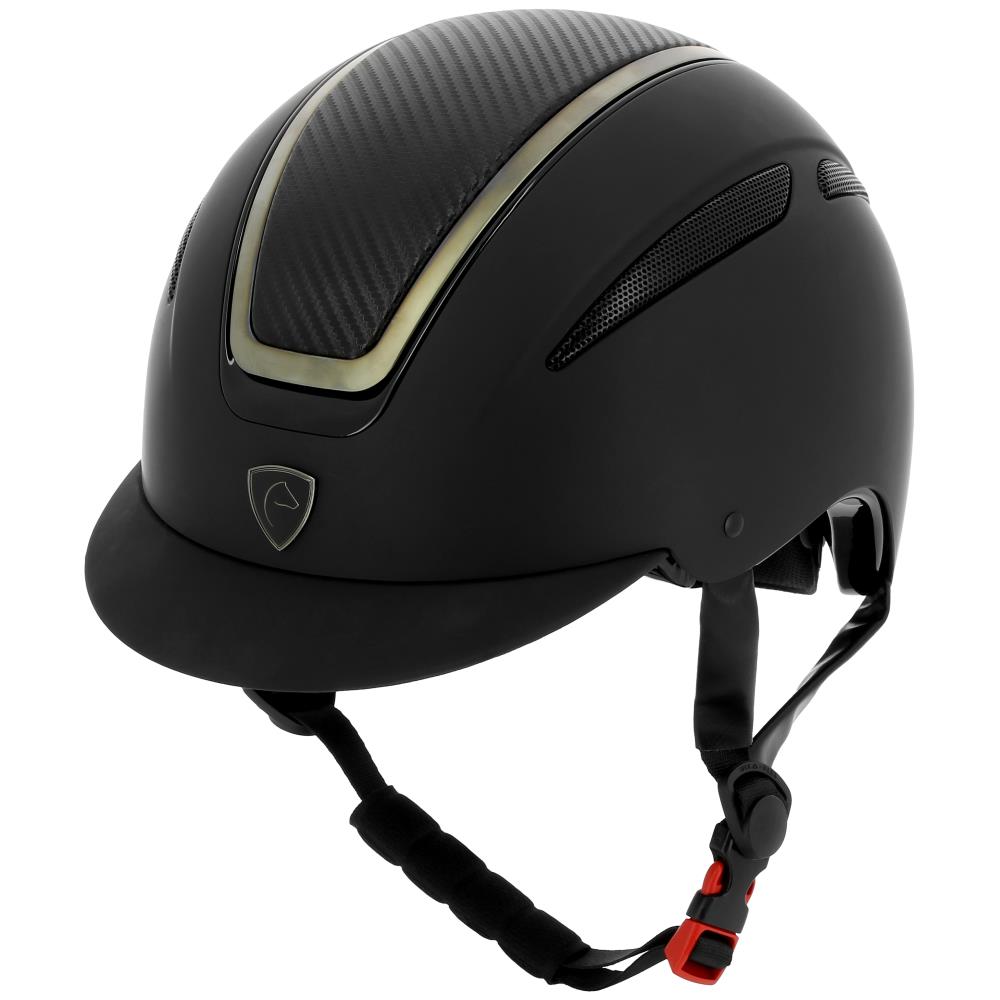 CASQUE AGRIS NOIR CHROME CARBON