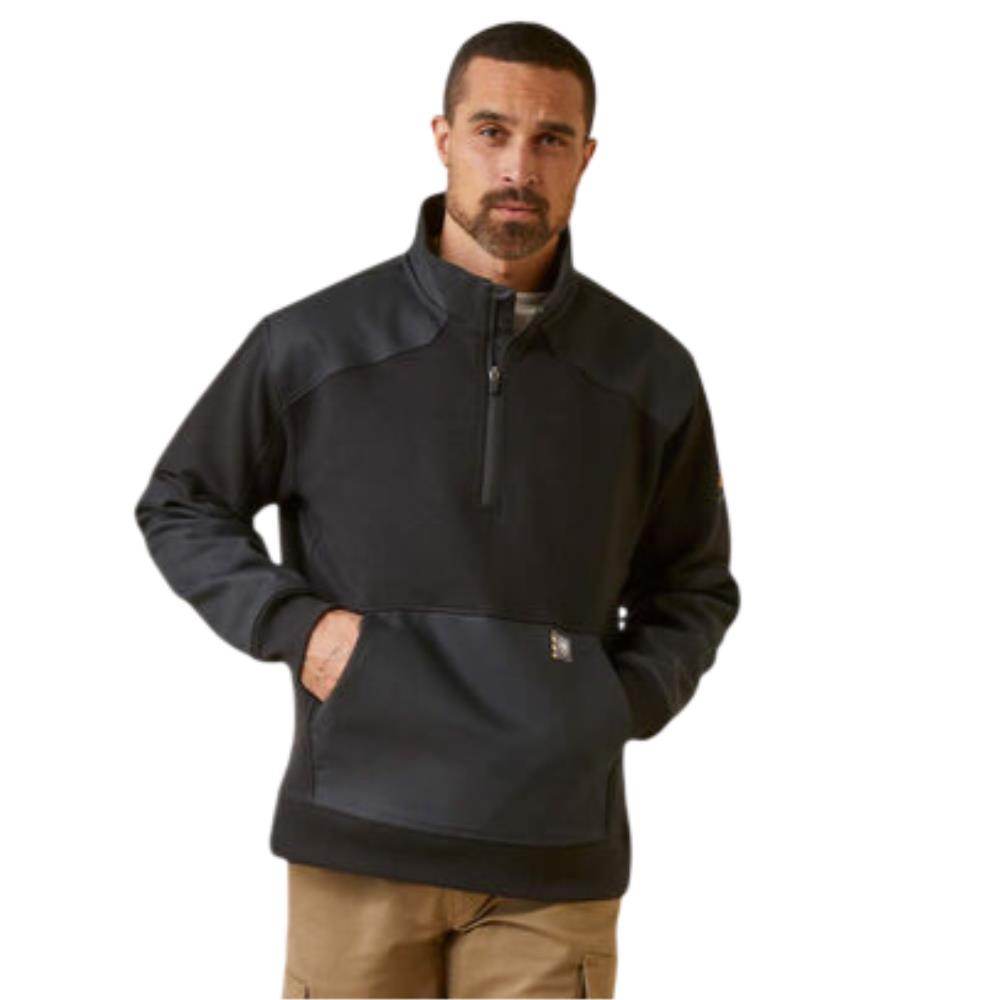 PULL REBAR 1/4 ZIP HOMME NOIR