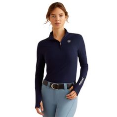 HAUT LOWELL 3.0 1/4 ZIP FEMME MARI