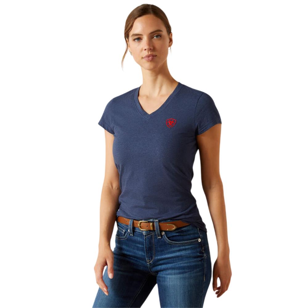 TEE SHIRT FEMME MARINE