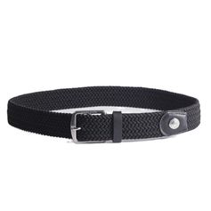 CEINTURE BASTA NOIR ARGENT