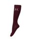 2 CHAUSSETTES BADMINTON AUBERGINE