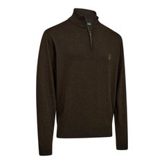 PULL HARRINGTON COL ZIP MARRON