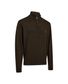 PULL HARRINGTON COL ZIP MARRON