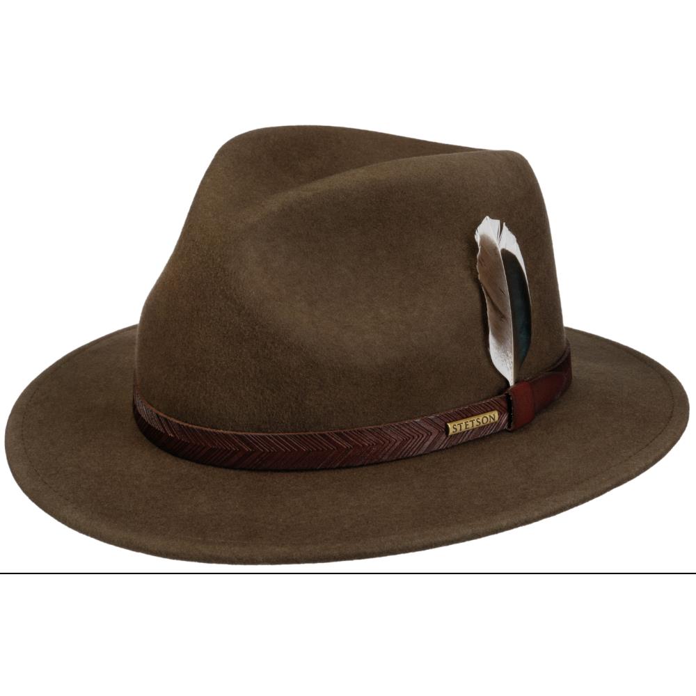 CHAPEAU TRAVELLER WOOLFELT MARRON