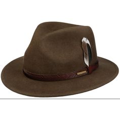 CHAPEAU TRAVELLER WOOLFELT MARRON