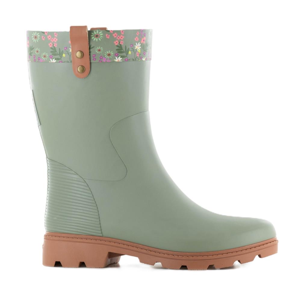 DEMI BOTTE FEMME ADELIA VERT