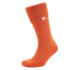 CHAUSSETTES ALPAGA TERRACOTTA FEMME
