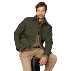 VESTE MATELASSEE CHAUDE KAKI