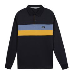 POLO MANCHES LONGUES JADEN MARINE