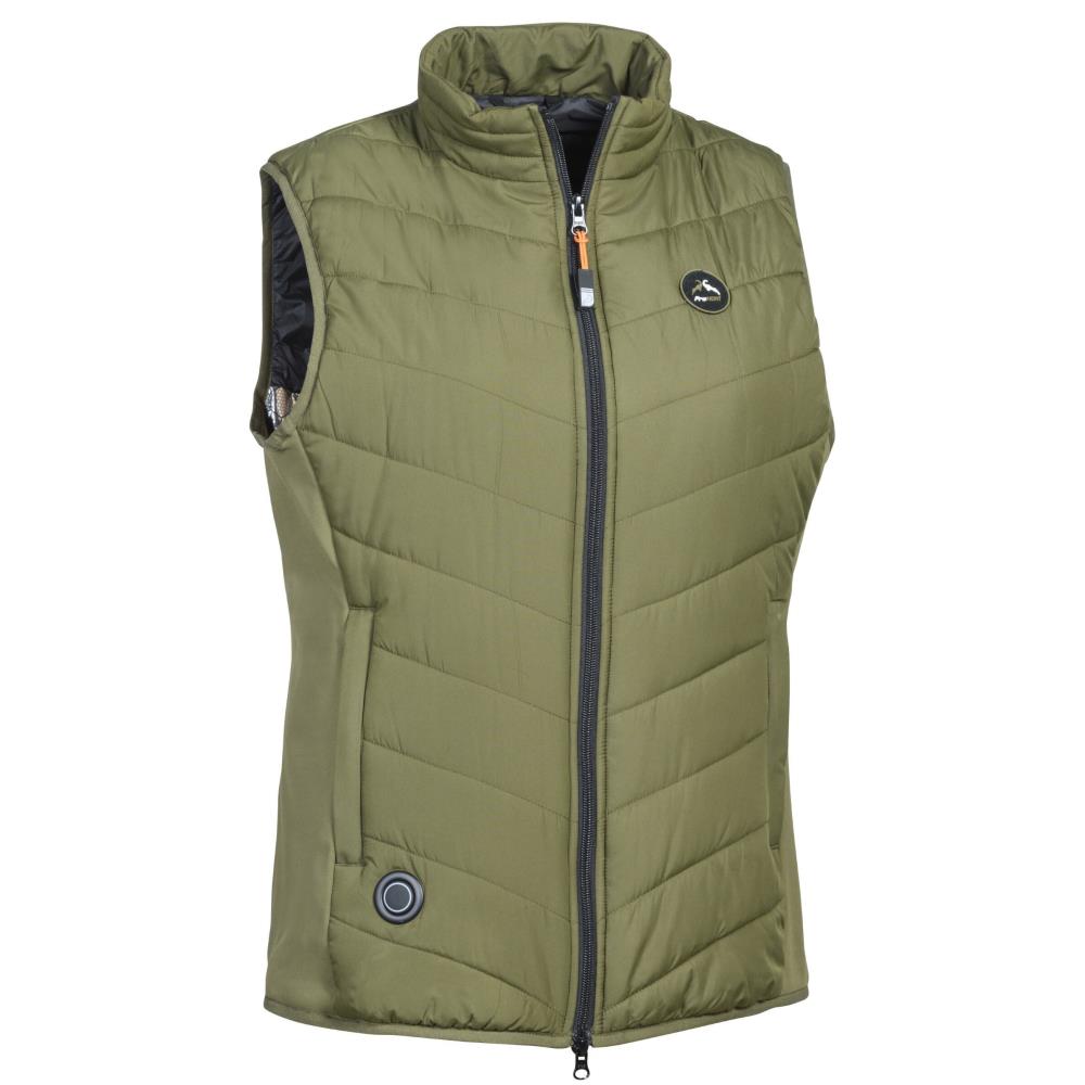 GILET FEMME CHAUFFANT HYBRIDE KAKI