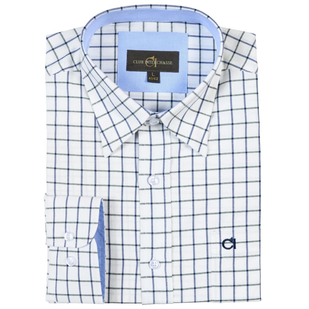 CHEMISE TELEMAQUE CARREAUX VERT